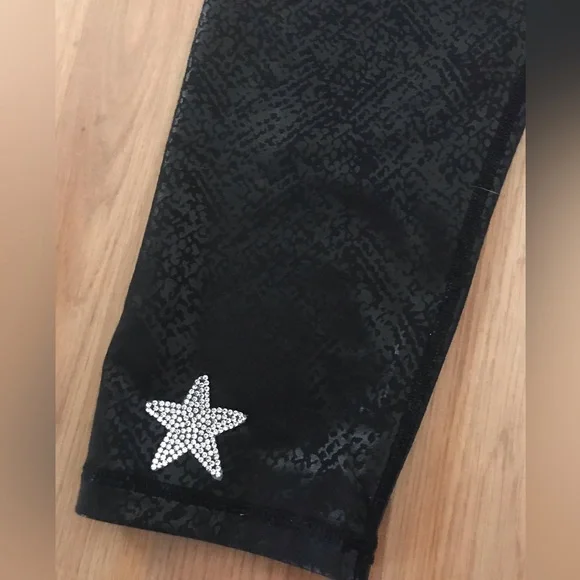 Offline aerie black crackle leggings XL - Picture 3 of 5